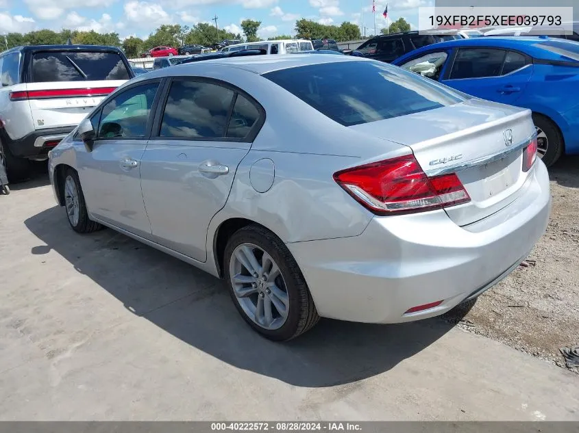 2014 Honda Civic Lx VIN: 19XFB2F5XEE039793 Lot: 40222572