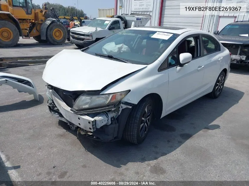 2014 Honda Civic Ex VIN: 19XFB2F80EE269367 Lot: 40225605