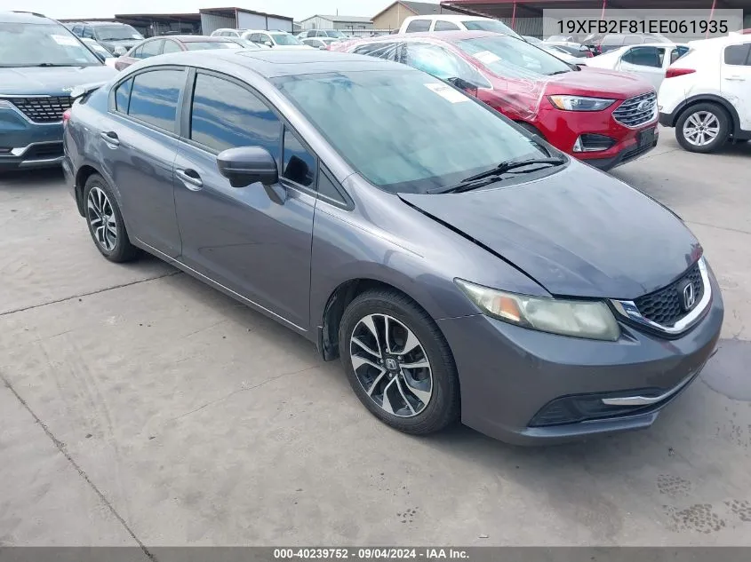 19XFB2F81EE061935 2014 Honda Civic Ex