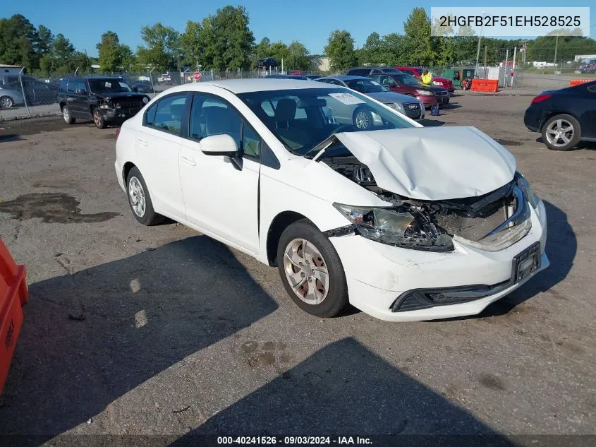 2HGFB2F51EH528525 2014 Honda Civic Lx