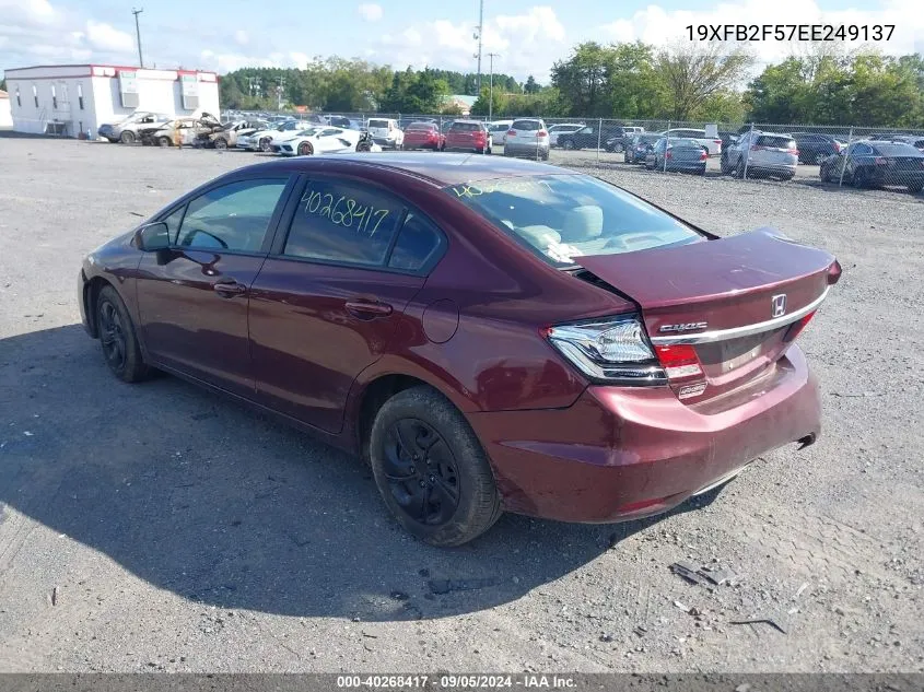 19XFB2F57EE249137 2014 Honda Civic Lx