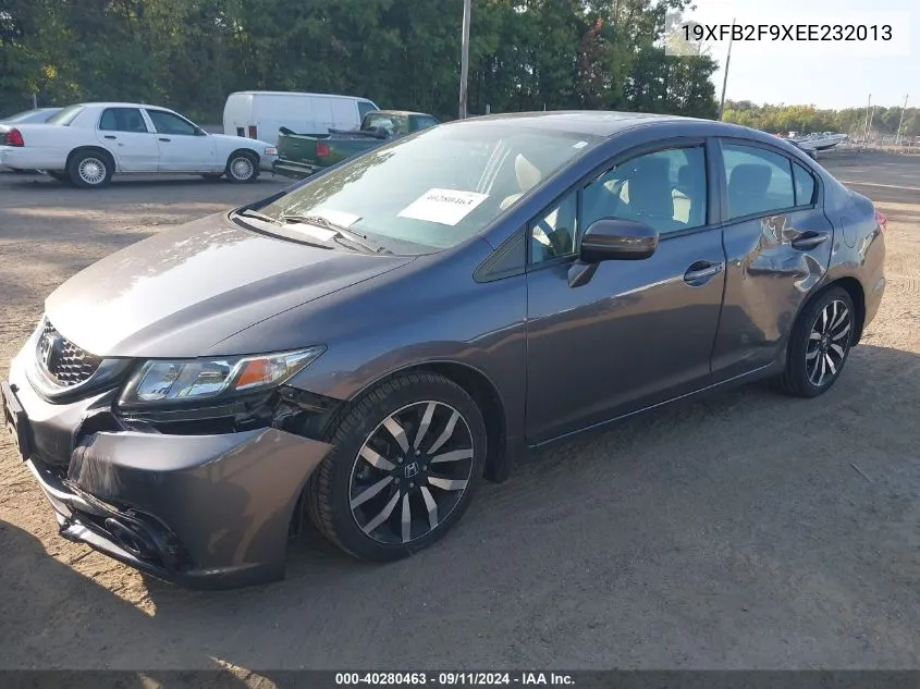 2014 Honda Civic Ex-L VIN: 19XFB2F9XEE232013 Lot: 40280463