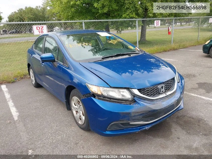 2HGFB2F54EH556898 2014 Honda Civic Lx