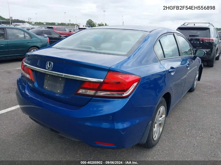 2HGFB2F54EH556898 2014 Honda Civic Lx