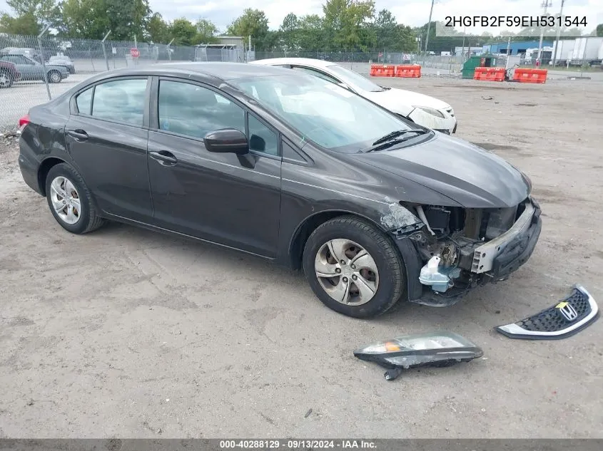 2HGFB2F59EH531544 2014 Honda Civic Lx