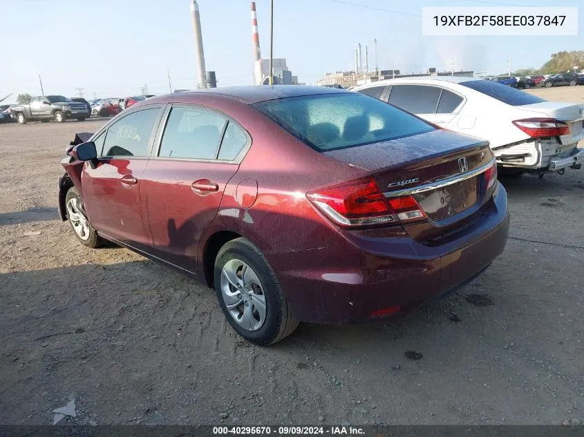 19XFB2F58EE037847 2014 Honda Civic Lx