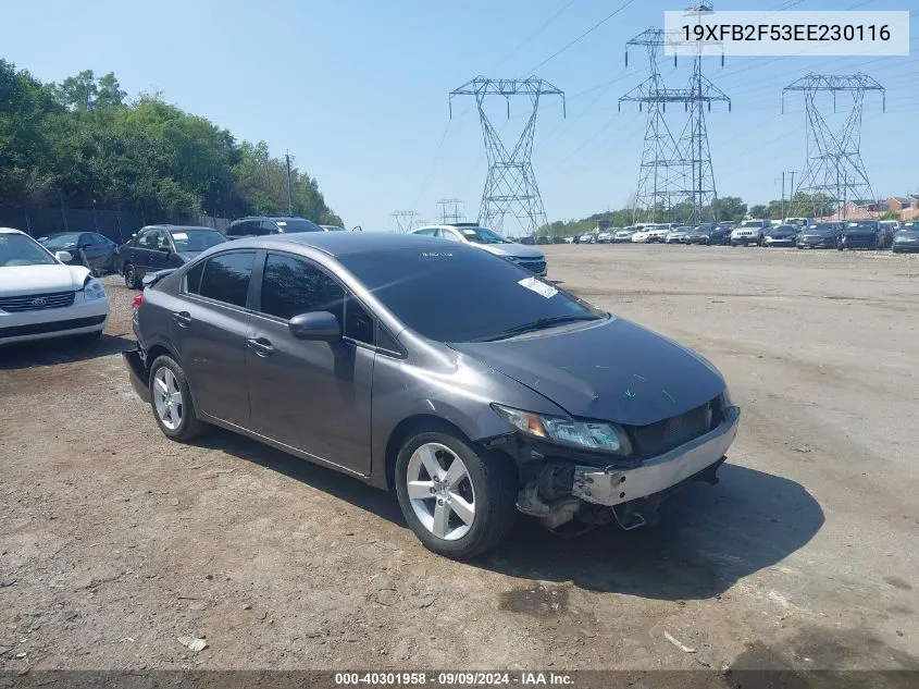 19XFB2F53EE230116 2014 Honda Civic Lx