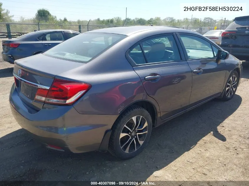 2HGFB2F58EH530224 2014 Honda Civic Lx