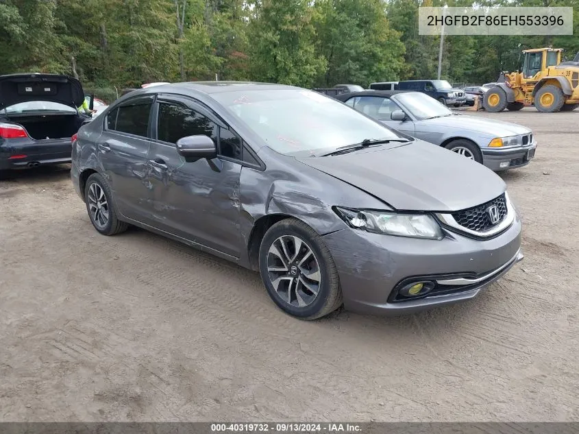 2HGFB2F86EH553396 2014 Honda Civic Ex