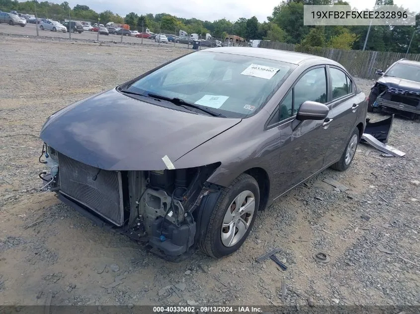 19XFB2F5XEE232896 2014 Honda Civic Lx