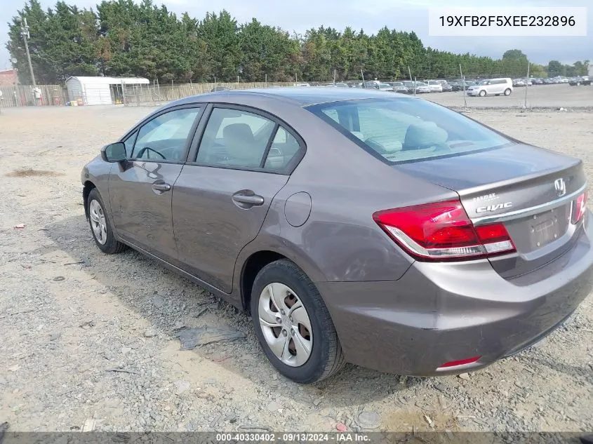 19XFB2F5XEE232896 2014 Honda Civic Lx