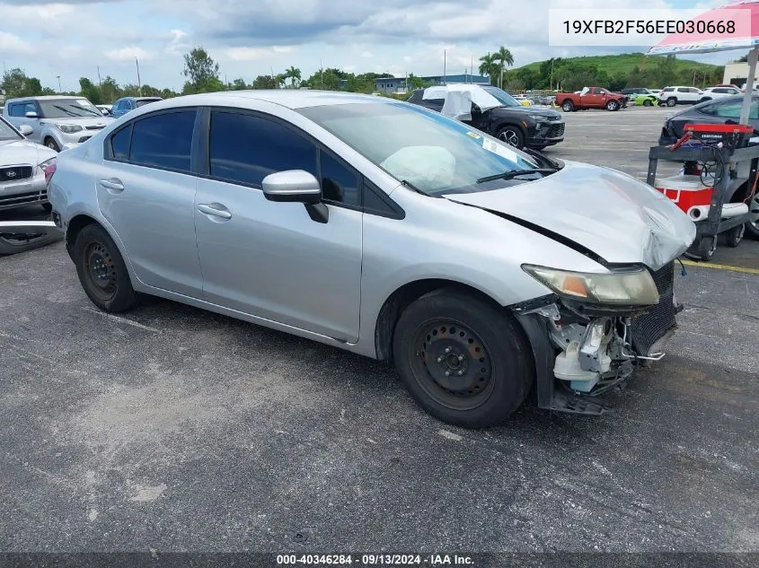 19XFB2F56EE030668 2014 Honda Civic Lx