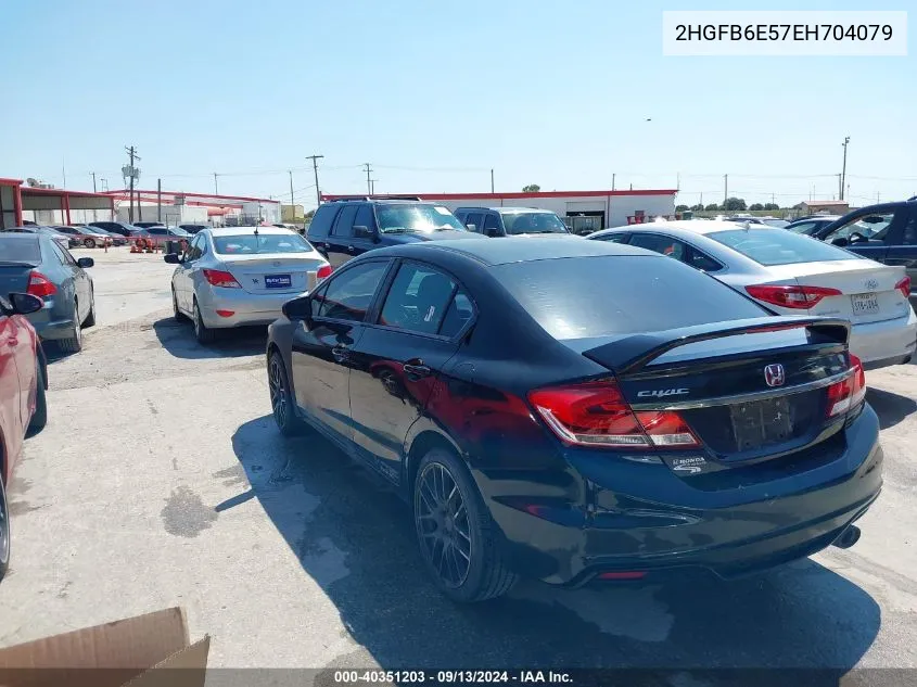 2HGFB6E57EH704079 2014 Honda Civic Si