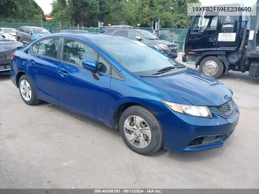 19XFB2F59EE238690 2014 Honda Civic Lx