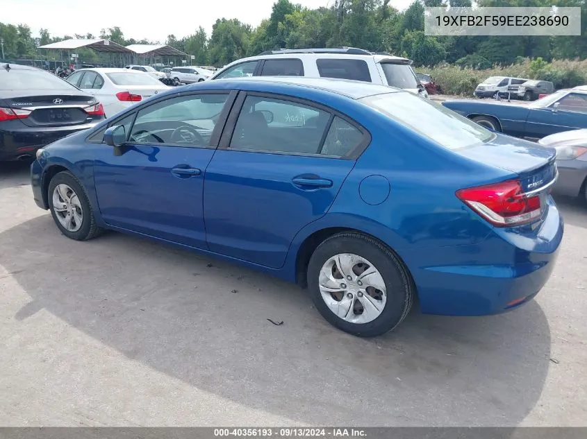 19XFB2F59EE238690 2014 Honda Civic Lx