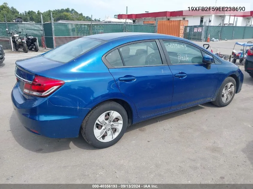 19XFB2F59EE238690 2014 Honda Civic Lx