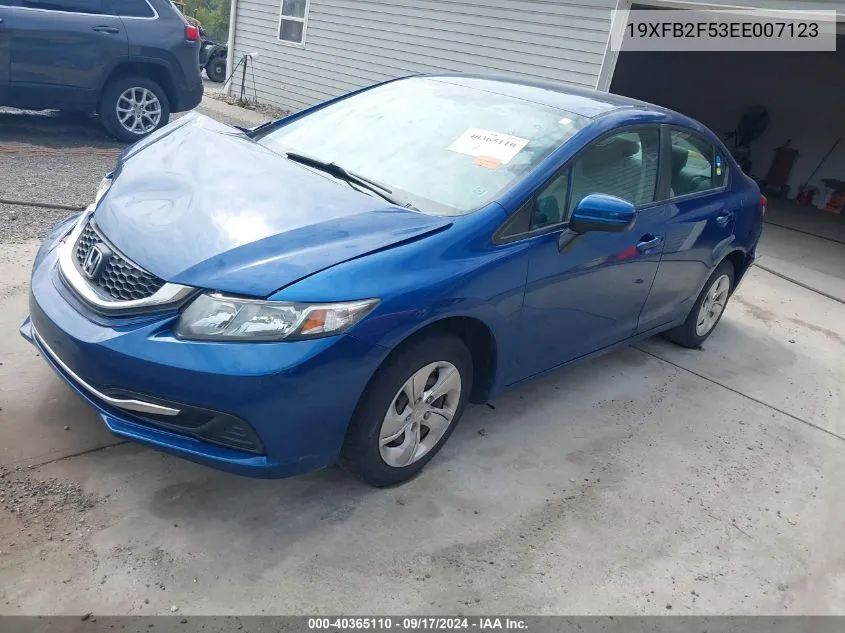 19XFB2F53EE007123 2014 Honda Civic Lx