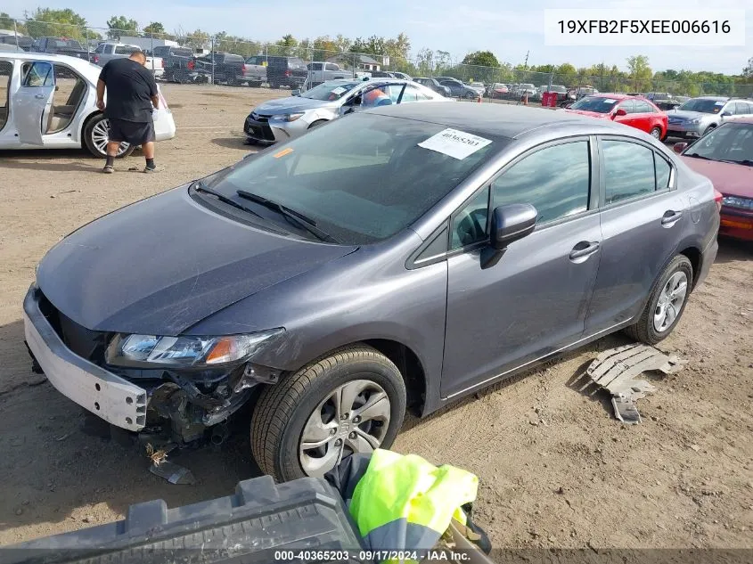 19XFB2F5XEE006616 2014 Honda Civic Lx