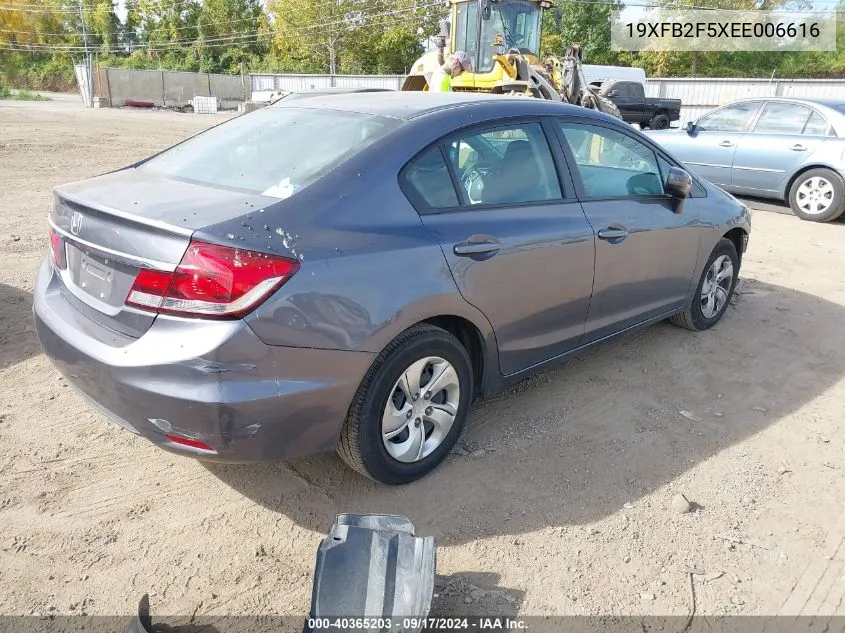 19XFB2F5XEE006616 2014 Honda Civic Lx