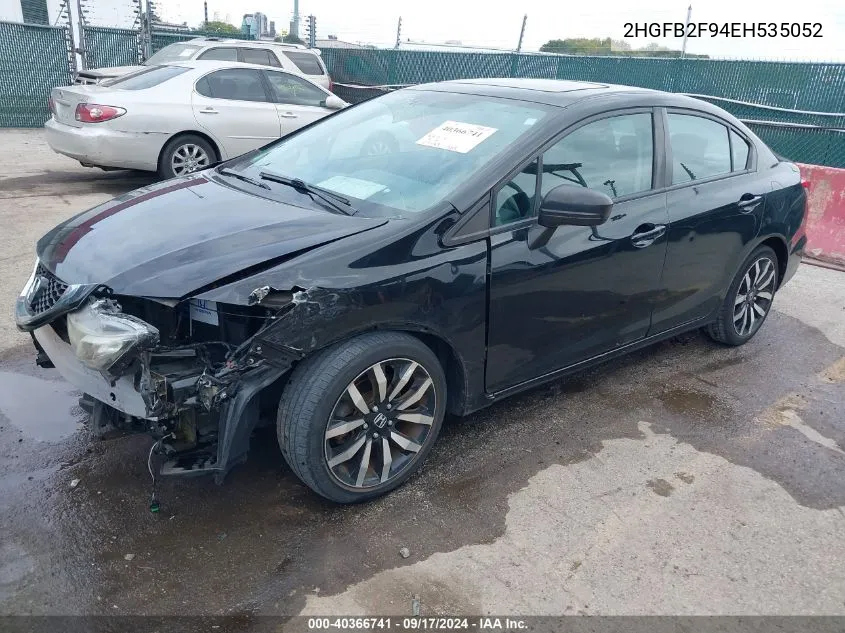 2HGFB2F94EH535052 2014 Honda Civic Ex-L