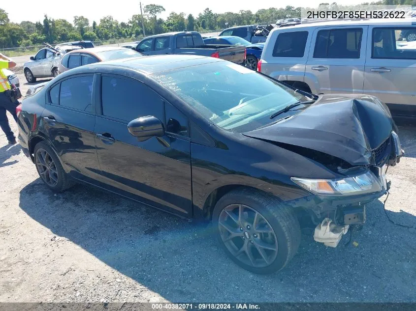 2HGFB2F85EH532622 2014 Honda Civic Ex