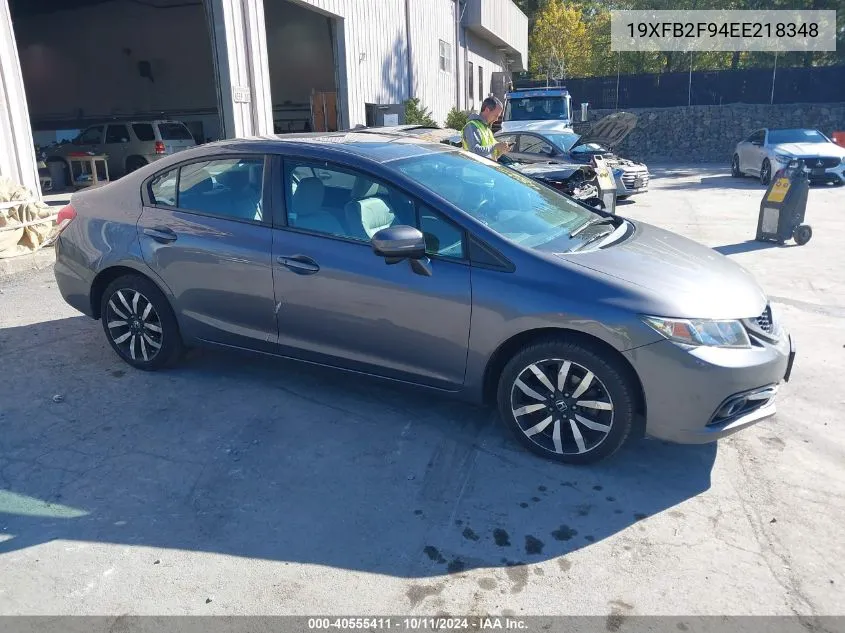 19XFB2F94EE218348 2014 Honda Civic Ex-L