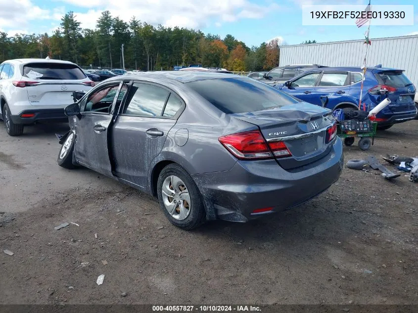 19XFB2F52EE019330 2014 Honda Civic Lx