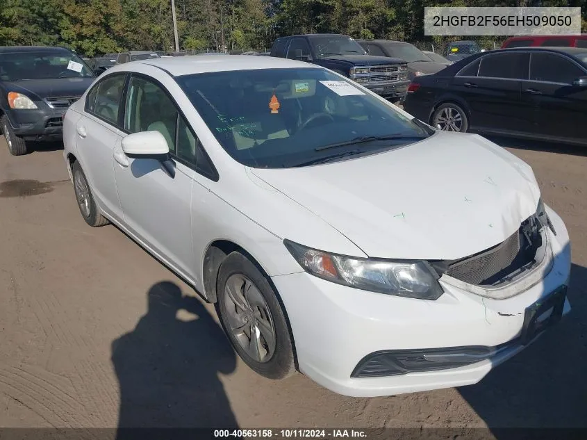 2014 Honda Civic Lx VIN: 2HGFB2F56EH509050 Lot: 40563158