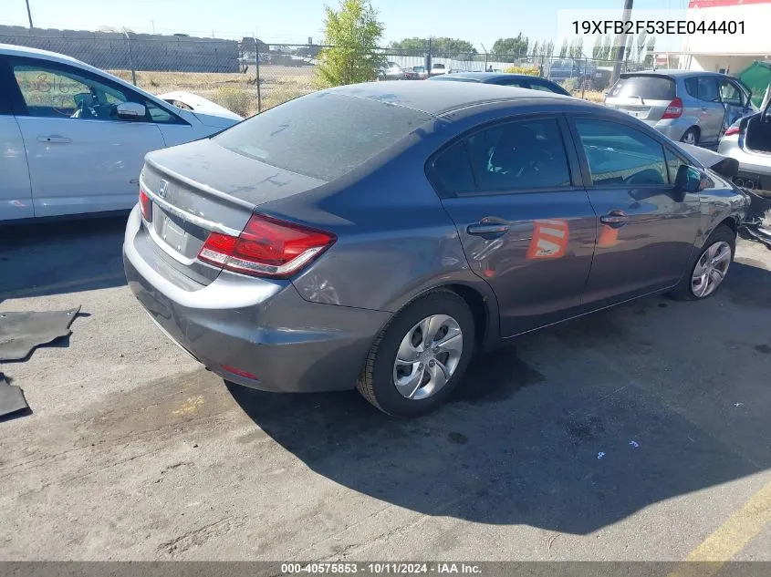 19XFB2F53EE044401 2014 Honda Civic Lx