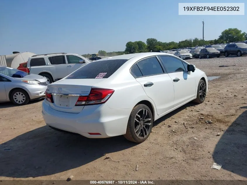 19XFB2F94EE052302 2014 Honda Civic Exl