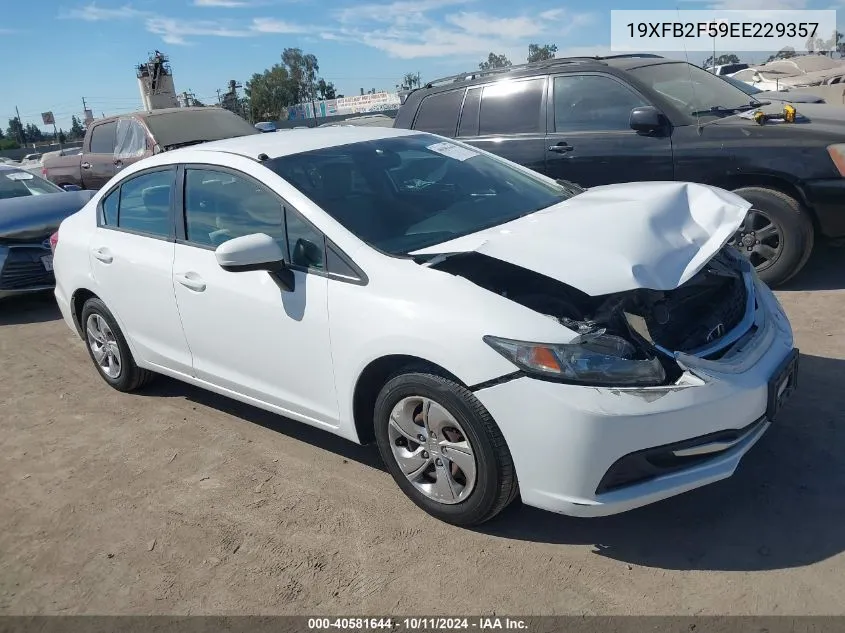 19XFB2F59EE229357 2014 Honda Civic Lx