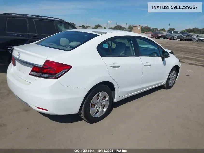 19XFB2F59EE229357 2014 Honda Civic Lx