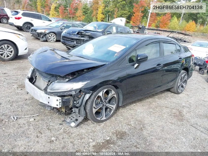 2HGFB6E58EH704138 2014 Honda Civic Si