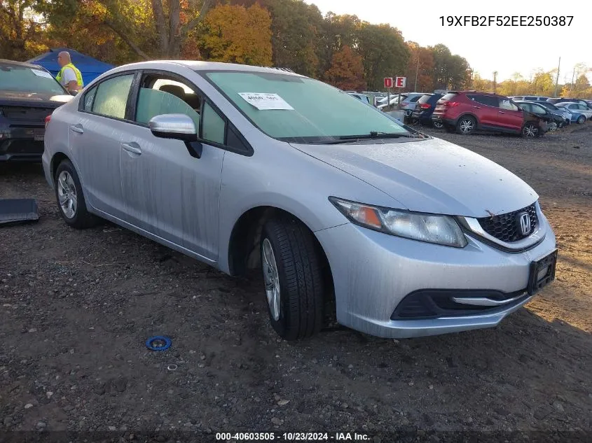 2014 Honda Civic Lx VIN: 19XFB2F52EE250387 Lot: 40603505