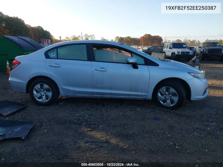 2014 Honda Civic Lx VIN: 19XFB2F52EE250387 Lot: 40603505