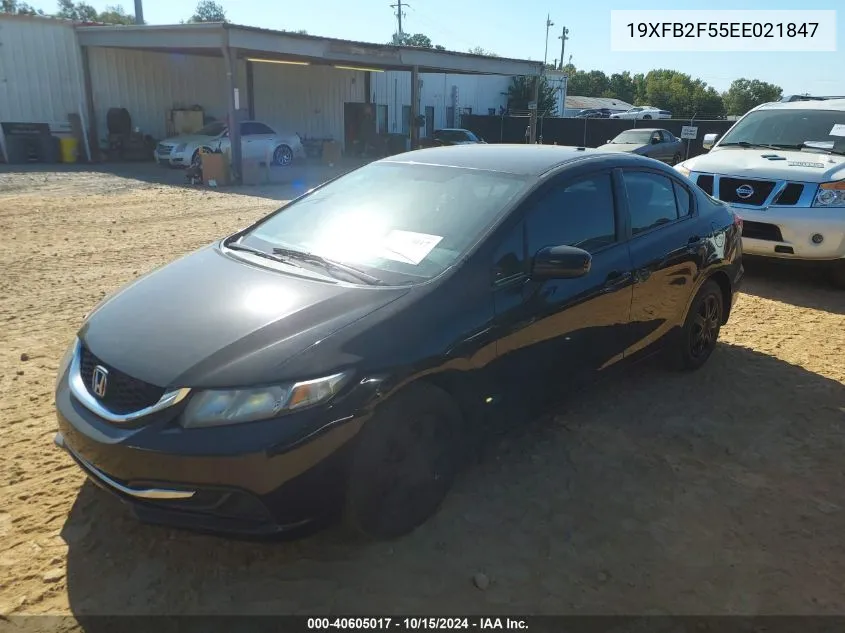 2014 Honda Civic Lx VIN: 19XFB2F55EE021847 Lot: 40605017