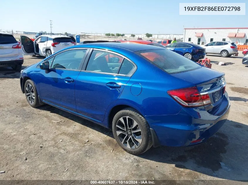 19XFB2F86EE072798 2014 Honda Civic Ex