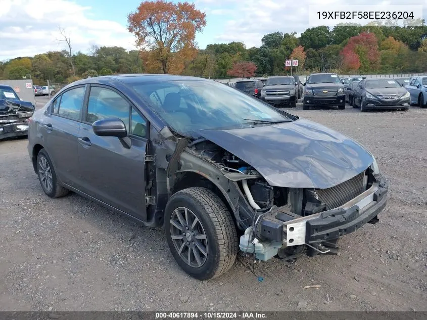 19XFB2F58EE236204 2014 Honda Civic Lx