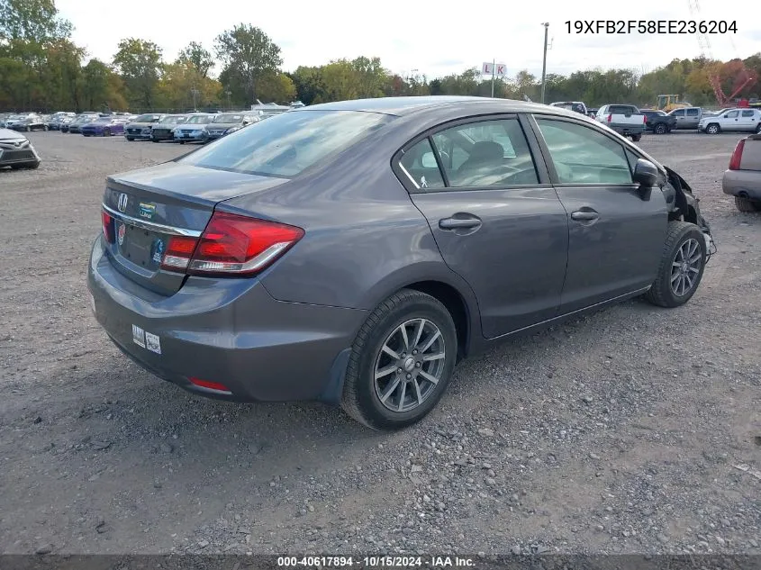 19XFB2F58EE236204 2014 Honda Civic Lx