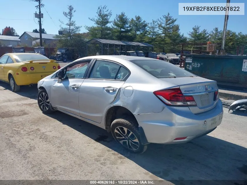 19XFB2F8XEE061822 2014 Honda Civic Ex