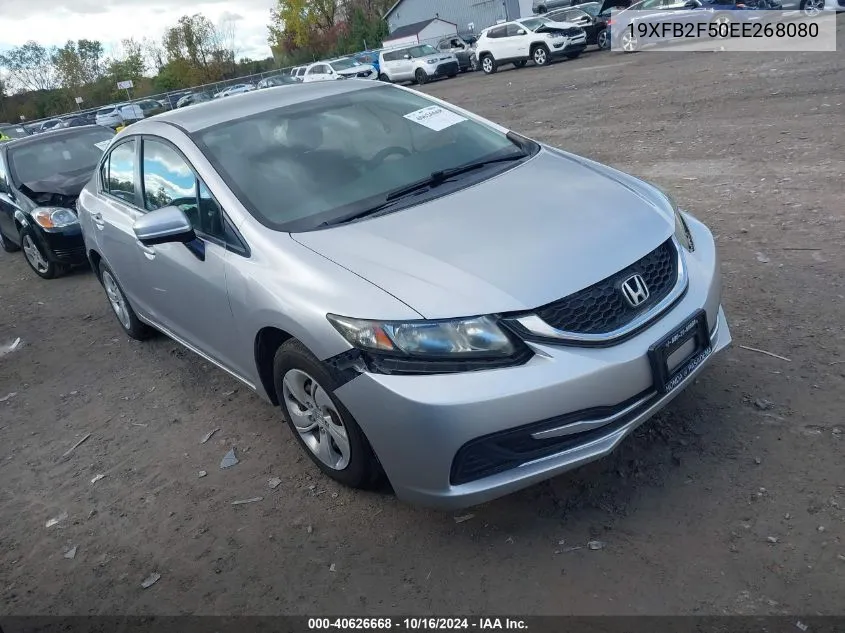 2014 Honda Civic Lx VIN: 19XFB2F50EE268080 Lot: 40626668