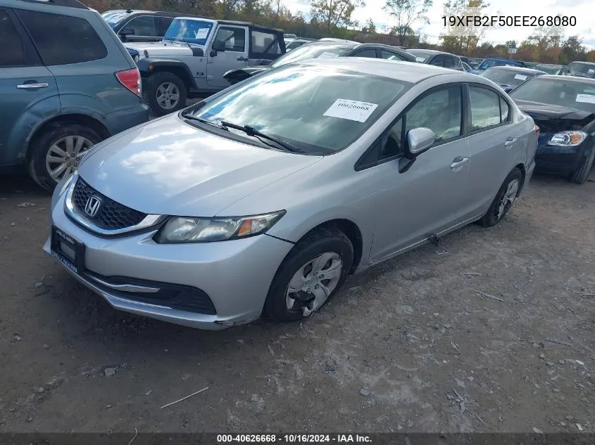 2014 Honda Civic Lx VIN: 19XFB2F50EE268080 Lot: 40626668