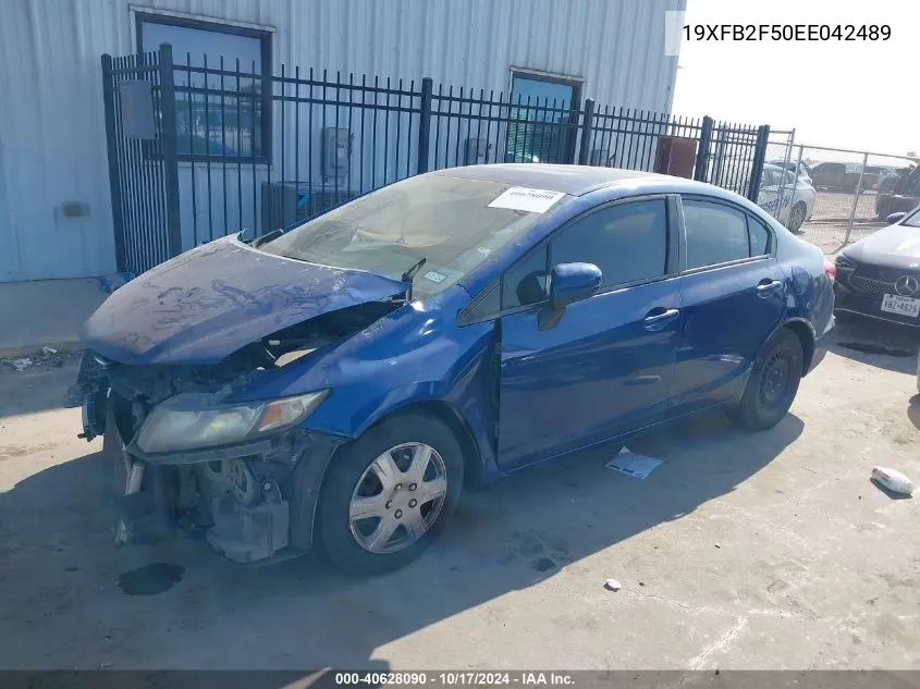 19XFB2F50EE042489 2014 Honda Civic Lx