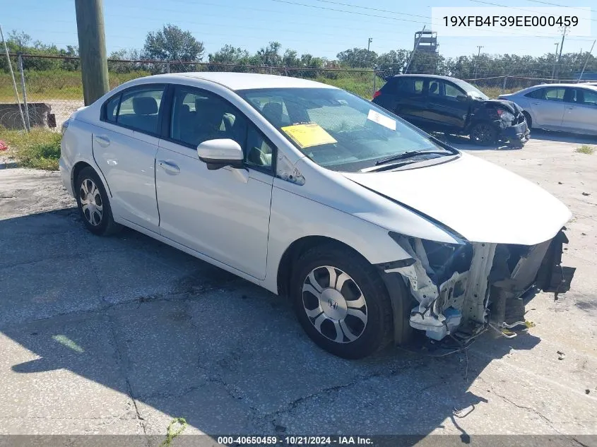 2014 Honda Civic Hybrid VIN: 19XFB4F39EE000459 Lot: 40650459