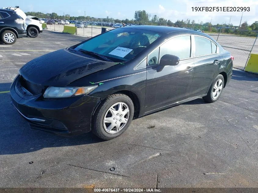 19XFB2F51EE202993 2014 Honda Civic Lx