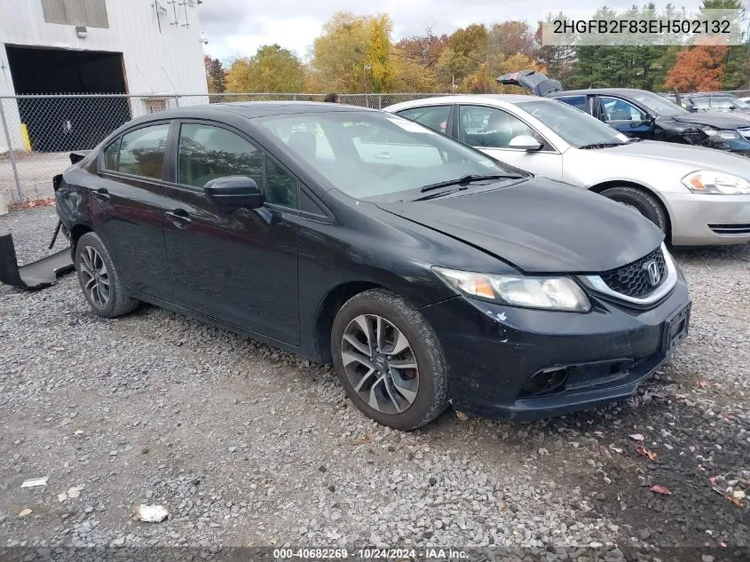 2HGFB2F83EH502132 2014 Honda Civic Ex