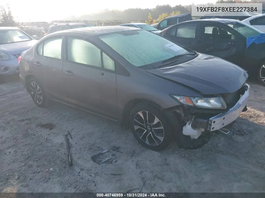 2014 Honda Civic Ex VIN: 19XFB2F8XEE227384 Lot: 40746959