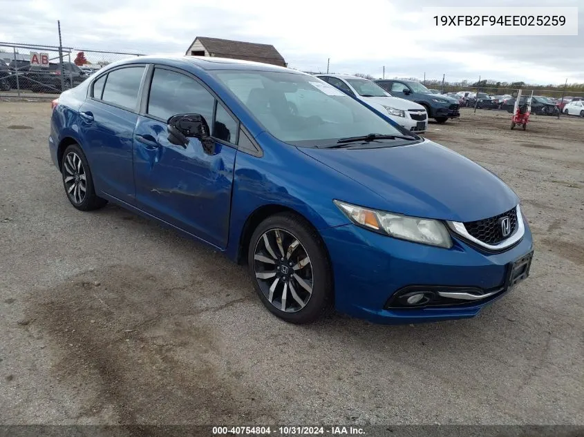 2014 Honda Civic Ex-L VIN: 19XFB2F94EE025259 Lot: 40754804