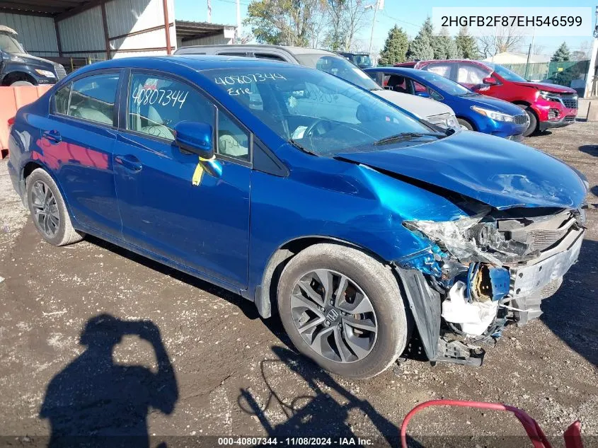 2HGFB2F87EH546599 2014 Honda Civic Ex