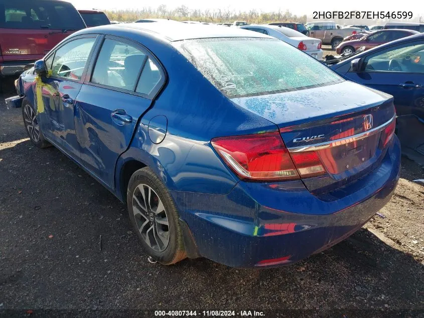 2HGFB2F87EH546599 2014 Honda Civic Ex